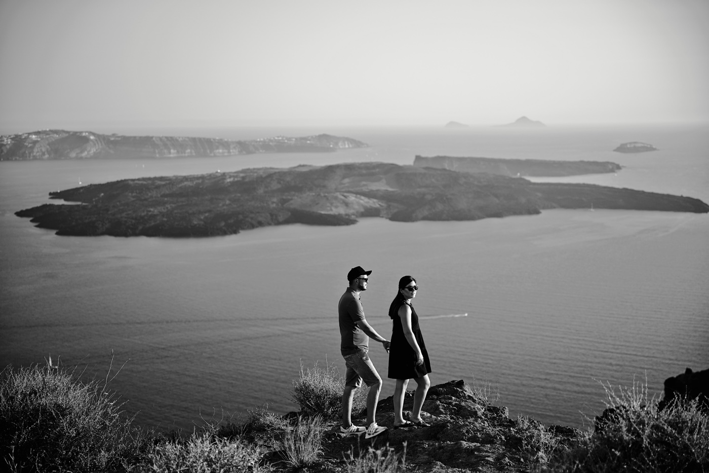 sesja zdj臋ciowa na Santorini